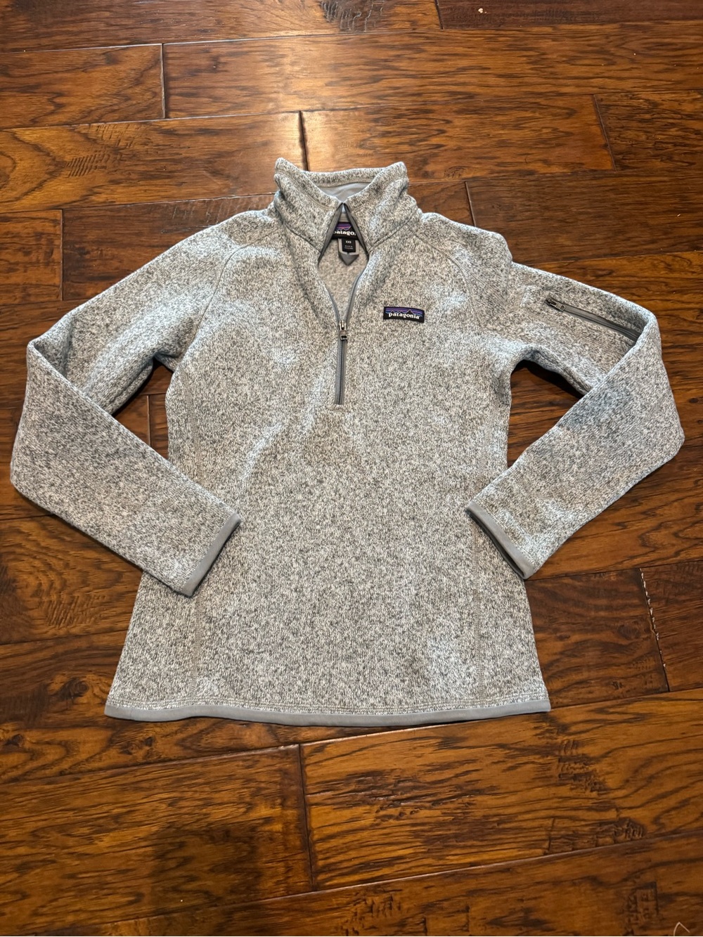 Patagonia Gray Half-Zip Fleece Jacket